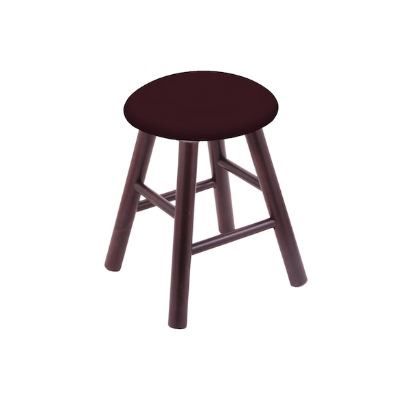 Maple Vanity Stool, Dark Cherry Finish, Canter Sand Seat